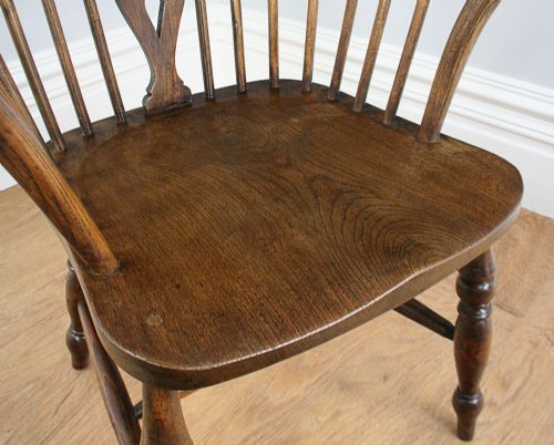 fig 4. Ash & Elm High Back Windsor Armchair (Circa 1840)
