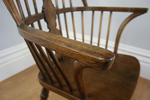 fig 5. Ash & Elm High Back Windsor Armchair (Circa 1840)