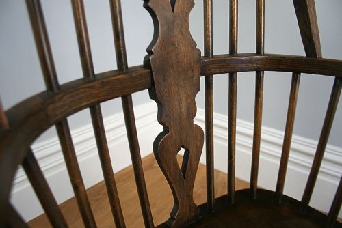 fig 8. Ash & Elm High Back Windsor Armchair (Circa 1840)