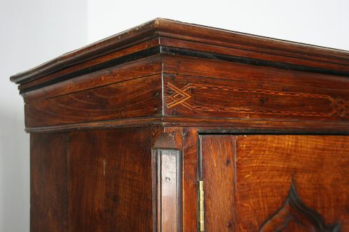 fig 4. George III Welsh Housekeepers Oak Food Cupboard (Circa 1780 - 1810)