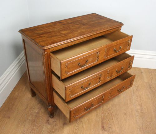 fig 3. French Golden Oak Chest of Drawers (Circa 1920)