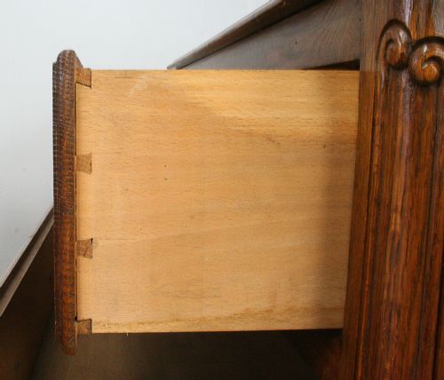 fig 4. French Golden Oak Chest of Drawers (Circa 1920)