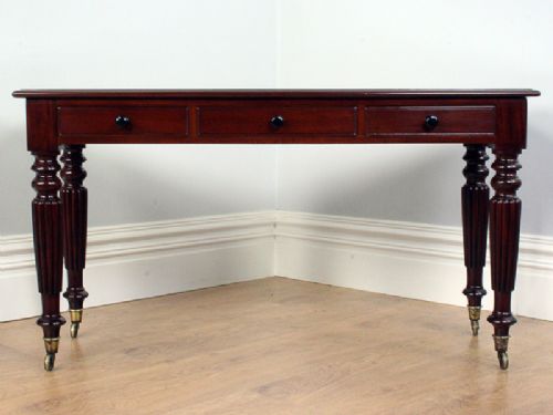 fig 1. William IV Cuban Mahogany Console Side Table (Circa 1840)