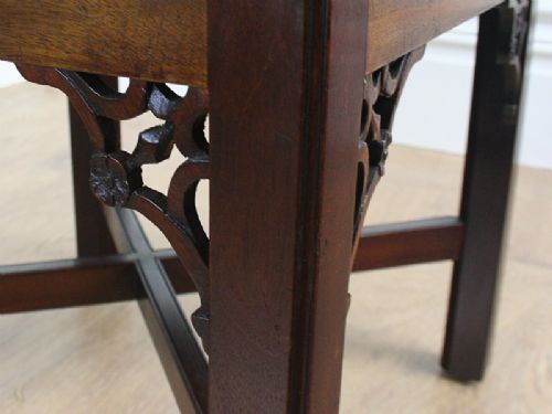 fig 4. George III Carved Mahogany Corner Armchair (Circa 1780)