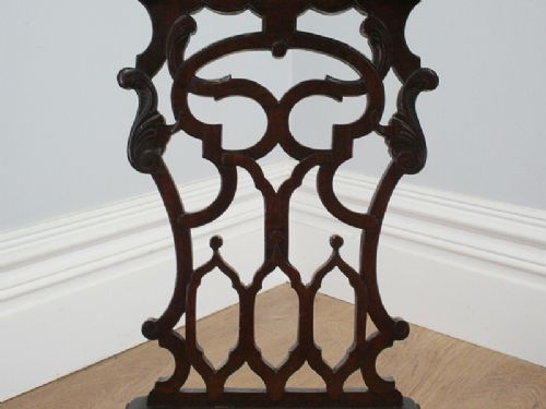 fig 5. George III Carved Mahogany Corner Armchair (Circa 1780)