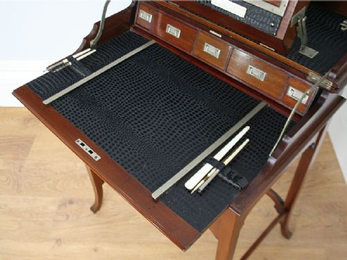 fig 6. Colonial Best Metamorphic Mahogany Military Writing Table
