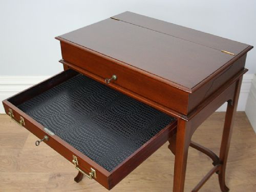 fig 3. Colonial Best Metamorphic Mahogany Military Writing Table