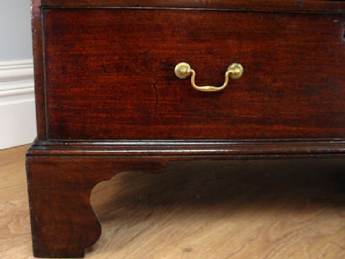 fig 7. English George III Mahogany Chippendale Influenced Chest on Chest (Circa 1780)