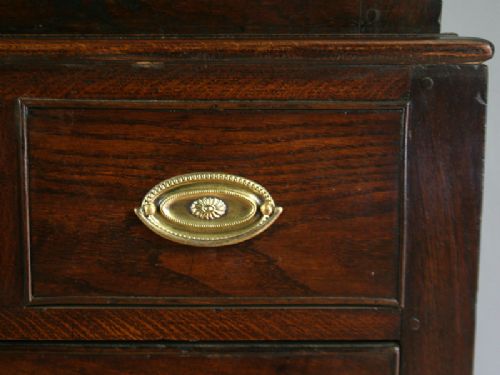 fig 7. George III Welsh Housekeepers Oak Food Cupboard (Circa 1780 - 1810)