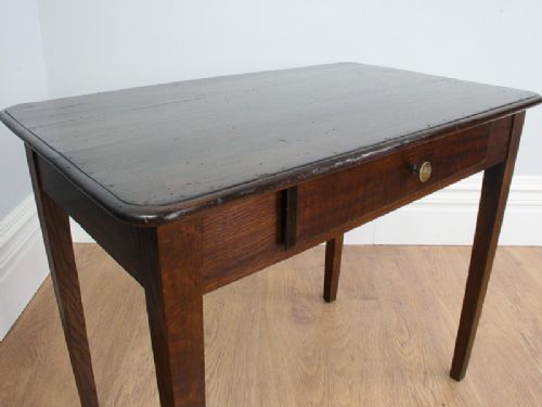 fig 5. French Chestnut Provincial 3ft Side Table (Circa 1830 - 1860)