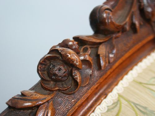 fig 4. French Louis XVI Revival Walnut Couch (Circa 1880)