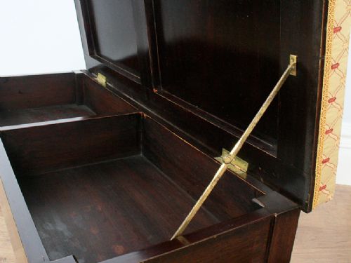 fig 3. William IV Mahogany Piano Duet Box Stool (Circa 1840)