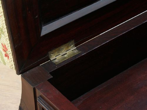 fig 3. Victorian Mahogany Piano Duet Box Stool (Circa 1880)