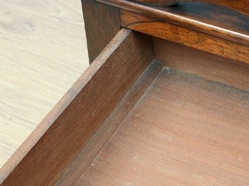 fig 7. William IV Carved Rosewood Canterbury (Circa 1830)