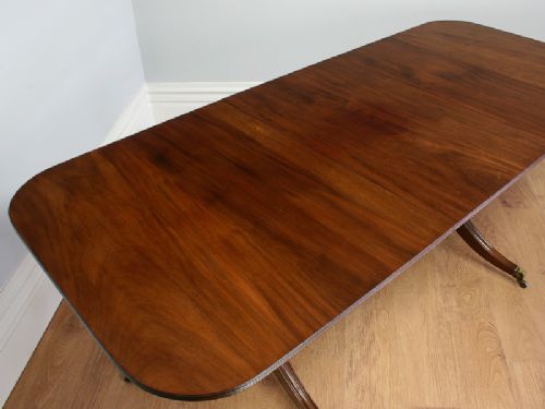 fig 2. Regency Style 7ft Extending Mahogany Dining Table (Circa 1890)