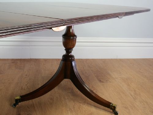 fig 7. Regency Style 7ft Extending Mahogany Dining Table (Circa 1890)