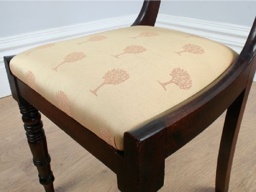 fig 6. Set of Six Mahogany Regency Dining Chairs (Circa 1820)