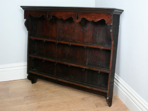 fig 1. George III Welsh Oak Hanging 4ft 8” Deft Wall Rack (Circa 1760 - 1790)