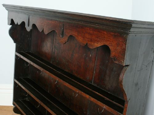 fig 2. George III Welsh Oak Hanging 4ft 8” Deft Wall Rack (Circa 1760 - 1790)