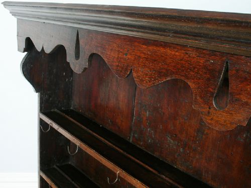 fig 4. George III Welsh Oak Hanging 4ft 8” Deft Wall Rack (Circa 1760 - 1790)