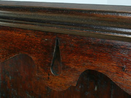 fig 5. George III Welsh Oak Hanging 4ft 8” Deft Wall Rack (Circa 1760 - 1790)