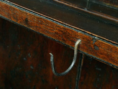 fig 7. George III Welsh Oak Hanging 4ft 8” Deft Wall Rack (Circa 1760 - 1790)