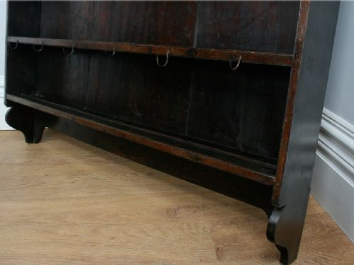 fig 8. George III Welsh Oak Hanging 4ft 8” Deft Wall Rack (Circa 1760 - 1790)
