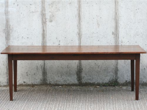 fig 2. French Chestnut Provincial 7ft Farmhouse Table (Circa 1860)