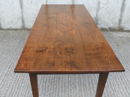 fig 4. French Chestnut Provincial 7ft Farmhouse Table (Circa 1860)