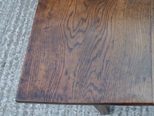 fig 5. French Chestnut Provincial 7ft Farmhouse Table (Circa 1860)