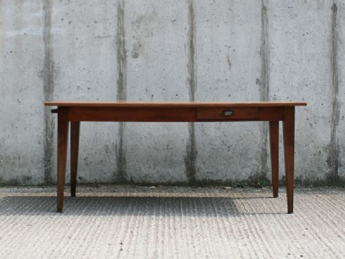 fig 1. French Cherry Provincial Farmhouse Table (Circa 1850)