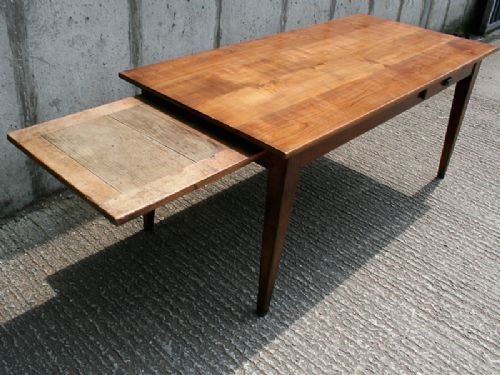 fig 3. French Cherry Provincial Farmhouse Table (Circa 1850)