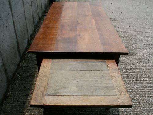 fig 5. French Cherry Provincial Farmhouse Table (Circa 1850)