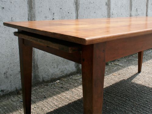 fig 7. French Cherry Provincial Farmhouse Table (Circa 1850)