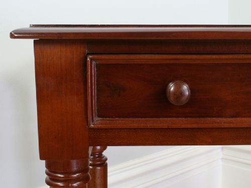 fig 3. Victorian Mahogany 3½ft Leather Writing Table (Circa 1850)