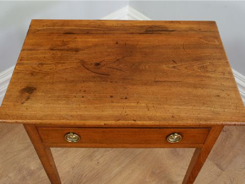 fig 3. French Cherry Wood Provincial 2ft 6” Side Table (Circa 1840)