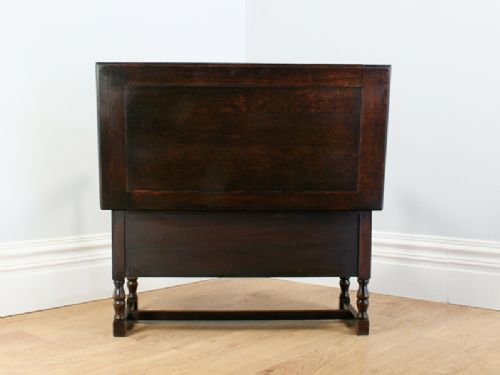 fig 5. Tudor Style Carved Oak Monks Bench (Circa 1900)