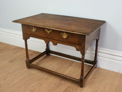 Charles II Oak Side Table (Circa 1670)