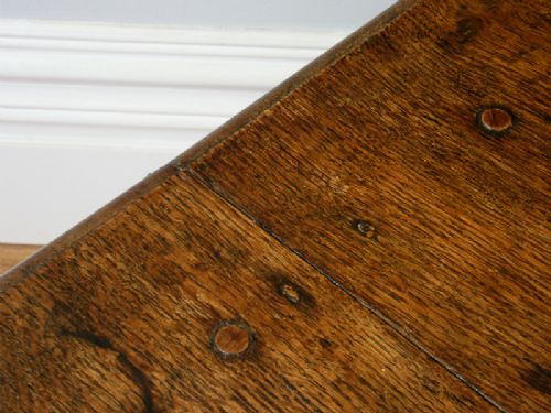 fig 7. Charles II Oak Side Table (Circa 1670)