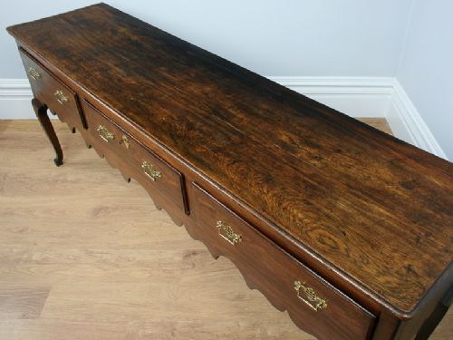 fig 2. George III Oak 7ft Border Counties Dresser Base (c. 1780)
