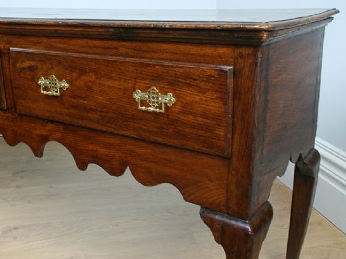 fig 7. George III Oak 7ft Border Counties Dresser Base (c. 1780)