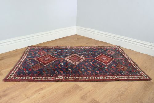 fig 1. 8ft x 5ft Victorian Turkish Wool Rug (Circa 1900)