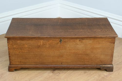 fig 2. George III English Oak Blanket Box Chest (Circa 1800)