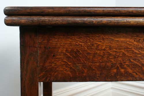 fig 7. George III Oak Fold Over Tea Table (Circa 1780)