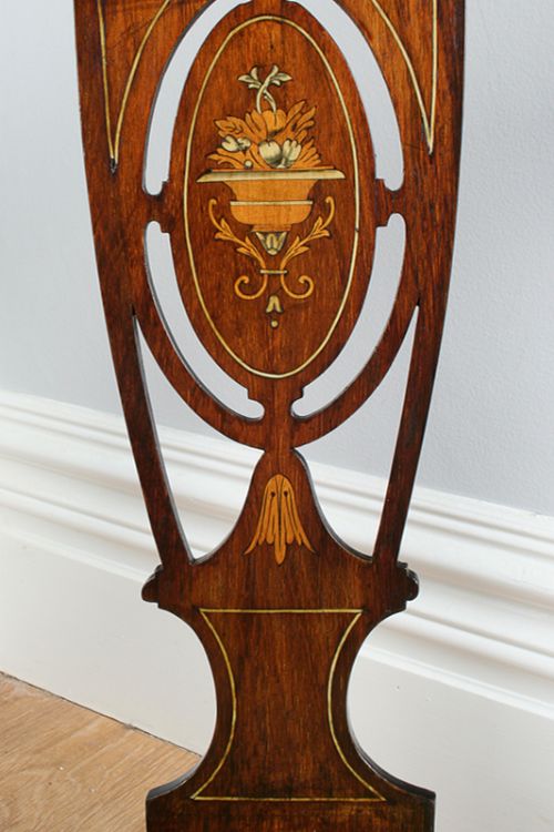 fig 6. Edwardian Inlaid Rosewood Ladies Settee (Circa 1901)
