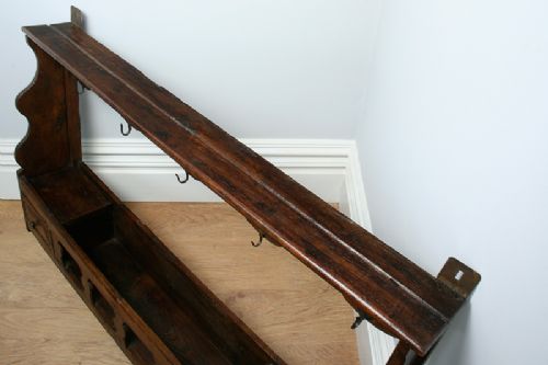 fig 2. French Provincial 3ft 11” Wall Hanging Rack (Circa 1850)