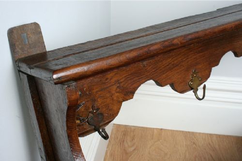 fig 3. French Provincial 3ft 11” Wall Hanging Rack (Circa 1850)