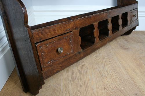 fig 6. French Provincial 3ft 11” Wall Hanging Rack (Circa 1850)