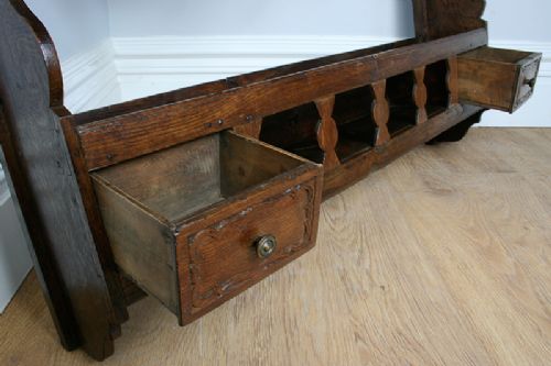 fig 7. French Provincial 3ft 11” Wall Hanging Rack (Circa 1850)
