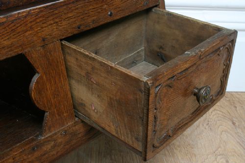 fig 8. French Provincial 3ft 11” Wall Hanging Rack (Circa 1850)